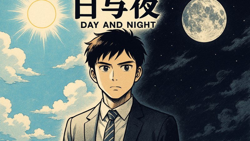 日与夜 漫画 昼夜交替的一格一世界主视觉